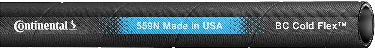 Continental BC Cold Flex Dispensing Hose 3/4" x 8" 6" BLACK